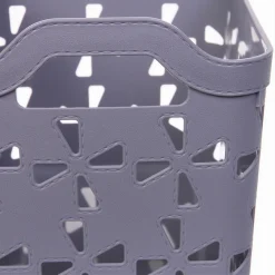 CESTO PORTA OGGETTI CESTINO PORTA TUTTO CON MANIGLIE 31X21X21 CM ASSORTITI 10726