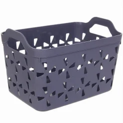 CESTO PORTA OGGETTI CESTINO PORTA TUTTO CON MANIGLIE 31X21X21 CM ASSORTITI 10726