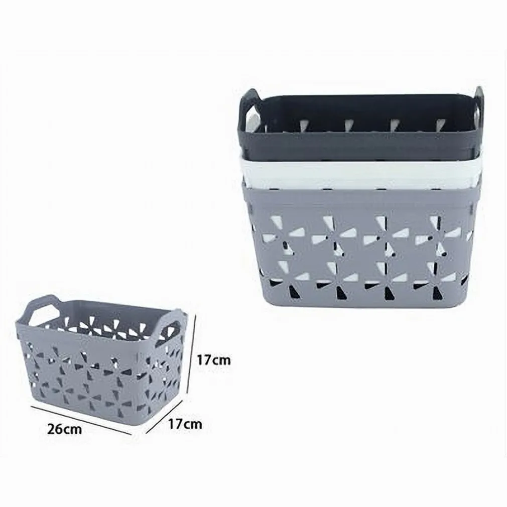 CESTO PORTA OGGETTI CESTINO PORTA TUTTO CON MANIGLIE 26X17X17 CM ASSORTITI 10725