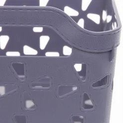 CESTO PORTA OGGETTI CESTINO PORTA TUTTO CON MANIGLIE 26X17X17 CM ASSORTITI 10725