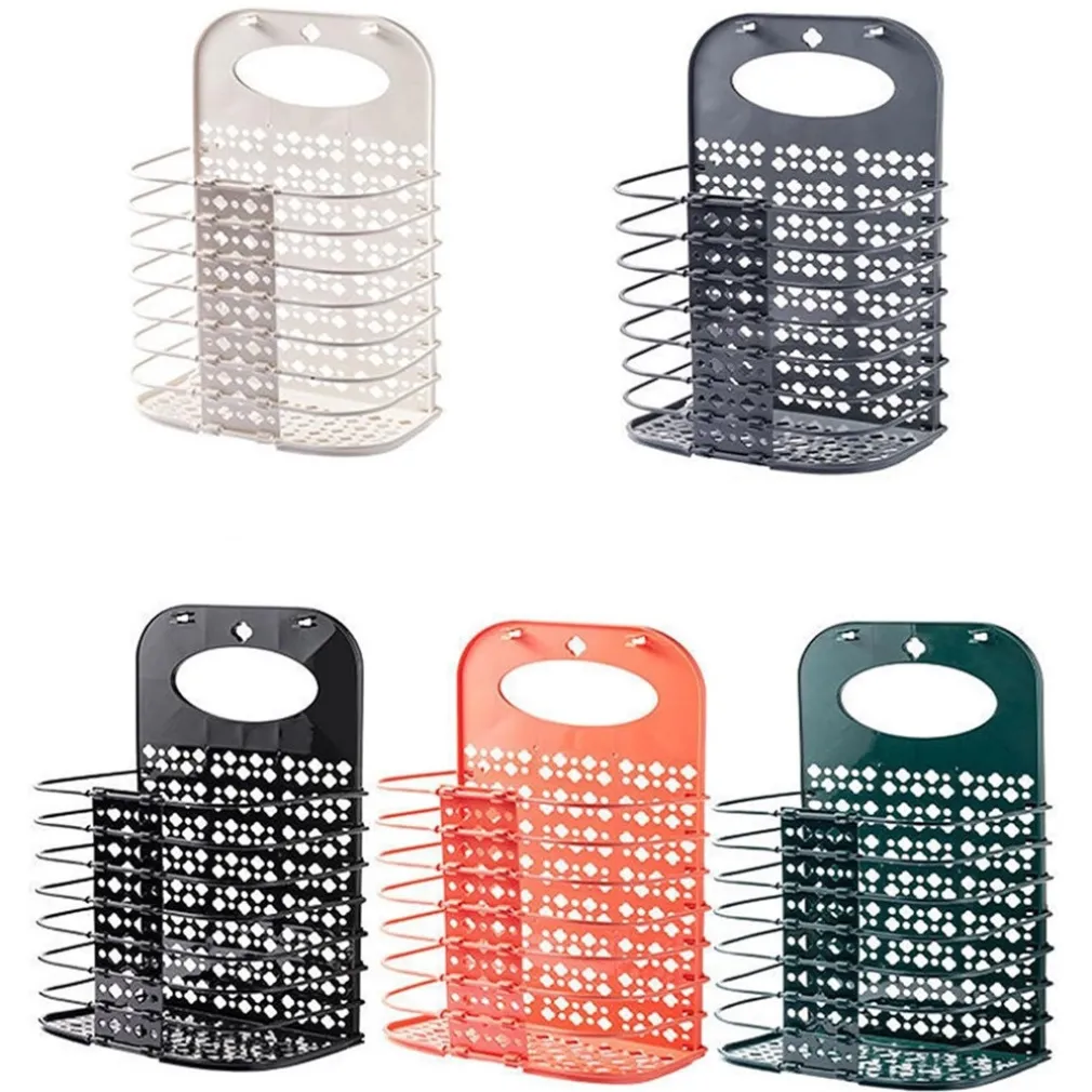 CESTO PORTABIANCHERIA PIEGHEVOLE CON MANICO CESTA PER CAMERA SOGGIORNO BAGNO VIAGGIO