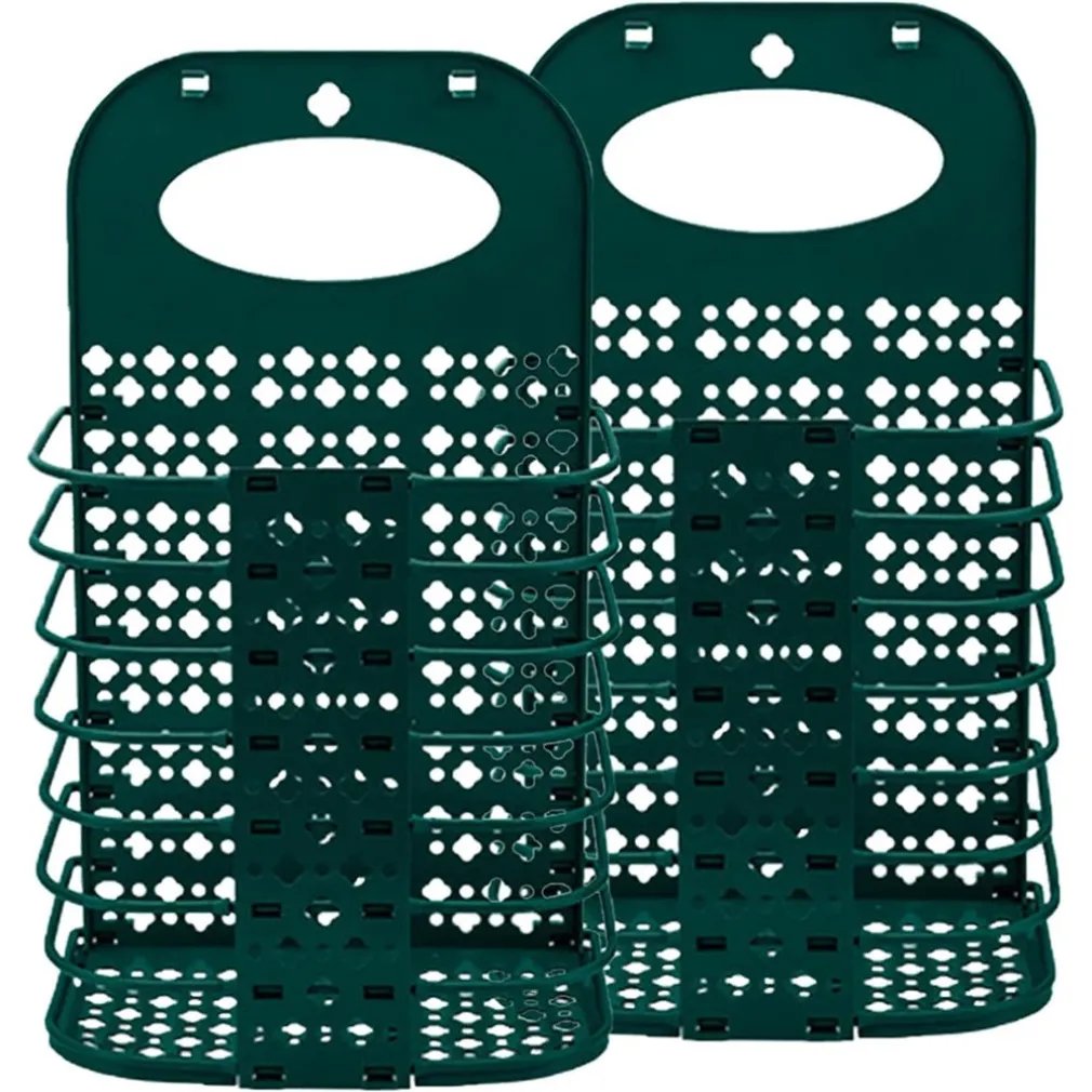 CESTO PORTABIANCHERIA PIEGHEVOLE CON MANICO CESTA PER CAMERA SOGGIORNO BAGNO VIAGGIO