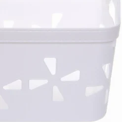 CESTO PORTAOGGETTI CESTINO PORTA TUTTO CON MANIGLIE 21X15X14CM ASSORTITI 10724