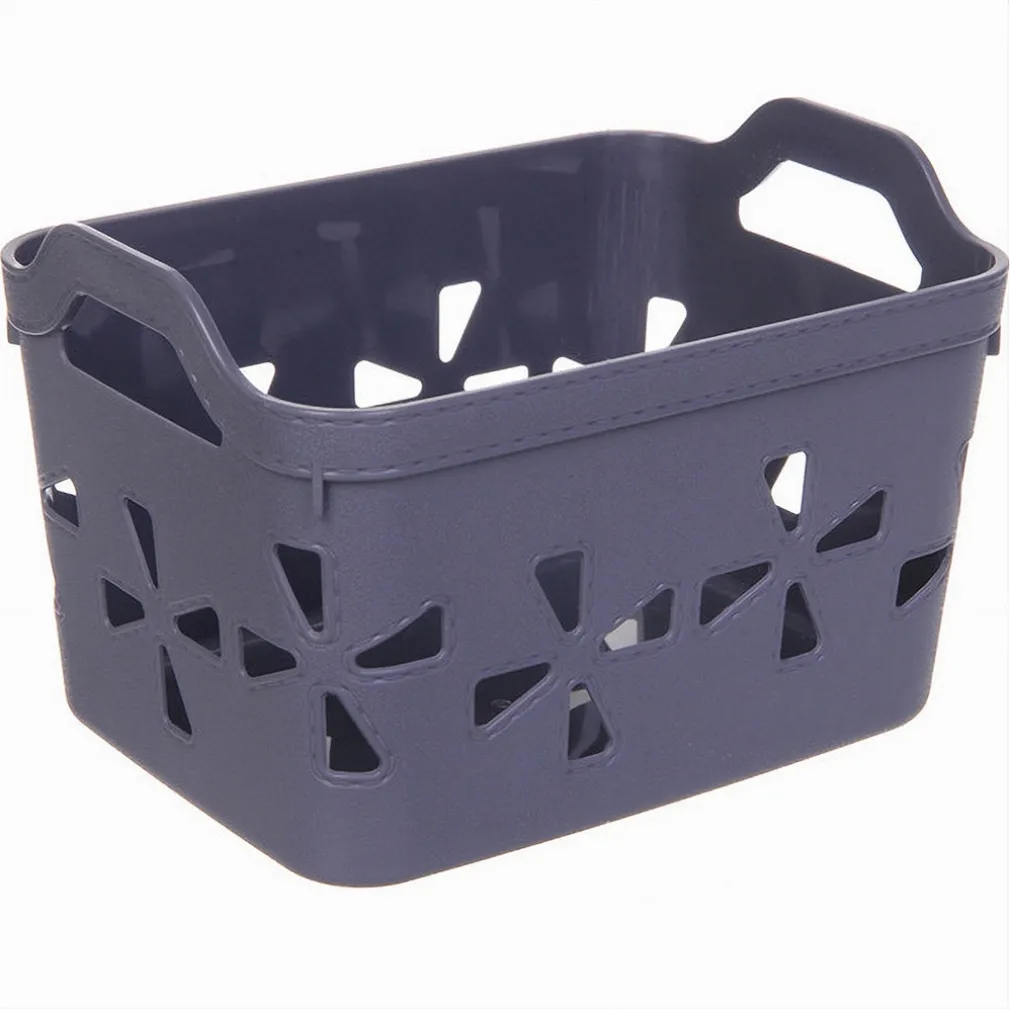 CESTO PORTAOGGETTI CESTINO PORTA TUTTO CON MANIGLIE 21X15X14CM ASSORTITI 10724