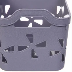 CESTO PORTAOGGETTI CESTINO PORTA TUTTO CON MANIGLIE 21X15X14CM ASSORTITI 10724