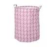 CESTO SACCO PORTA BIANCHERIA PORTABIANCHERIA IN TESSUTO SALVASPAZIO ROSA 79211