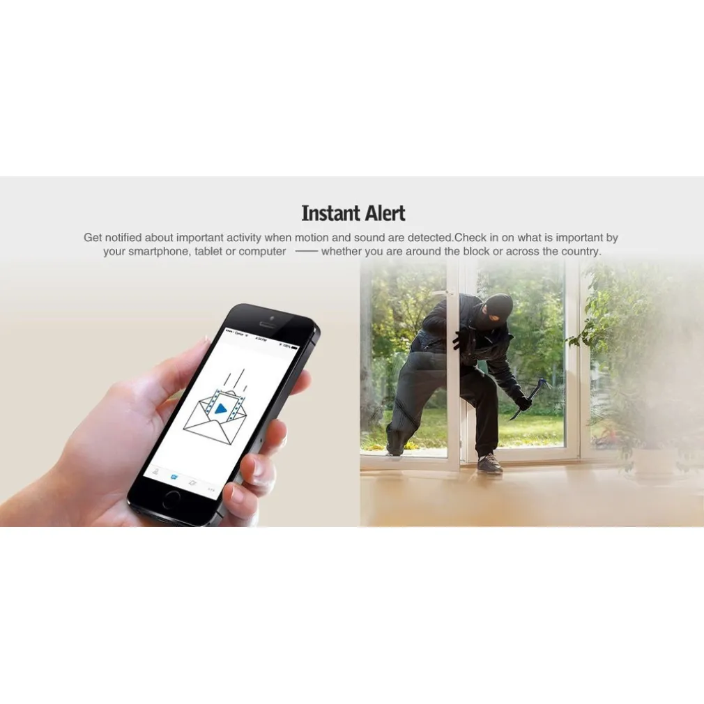 4CH CANALI Wifi DVR NVR KIT Wifi IP Camera Segnale 300 Metri CON 4 TELECAMERE