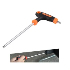 CHIAVE A BRUGOLA T TRAPEZOIDALE PUNTA TONDA 10X200MM IMPUGNATURA ERGONOMICA 91801