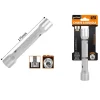 CHIAVE A BUSSOLA TUBO ESAGONALE DA 175 MM DOPPIE BOCCHE ESAGONALI 20-22 MM 97554