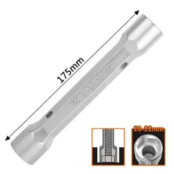 CHIAVE A BUSSOLA TUBO ESAGONALE DA 175 MM DOPPIE BOCCHE ESAGONALI 20-22 MM 97554