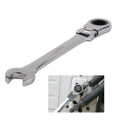 CHIAVE A CRICCHETTO COMBINATA 20MM TESTA PIEGHEVOLE CROMO VANADIO UTENSILE 91741