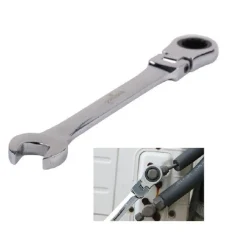 CHIAVE A CRICCHETTO COMBINATA 16MM TESTA PIEGHEVOLE CROMO VANADIO UTENSILE 91737