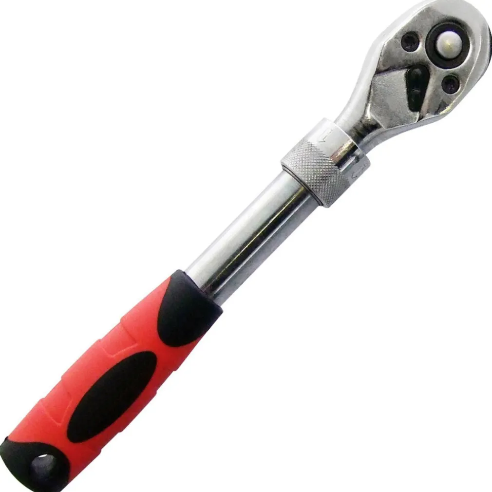 CHIAVE A CRICCHETTO DA 1/4" REVERSIBILE ALLUNGABILE TELESCOPICO CRICCHETTO