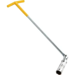 CHIAVE CANDELA SNODATA 50CM DIAMETRO 16 MM MANUTENZIONE AUTO IMPUGNATURA GOMMATA