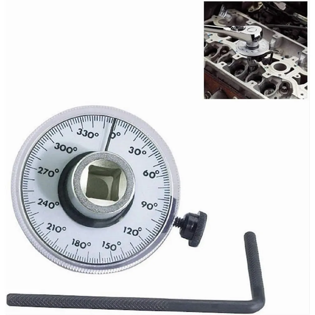 CHIAVE DINAMOMETRICA REGOLABILE A 360° GRADI ATTACCO DA 1/2" MANOMETRO ANGOLARE