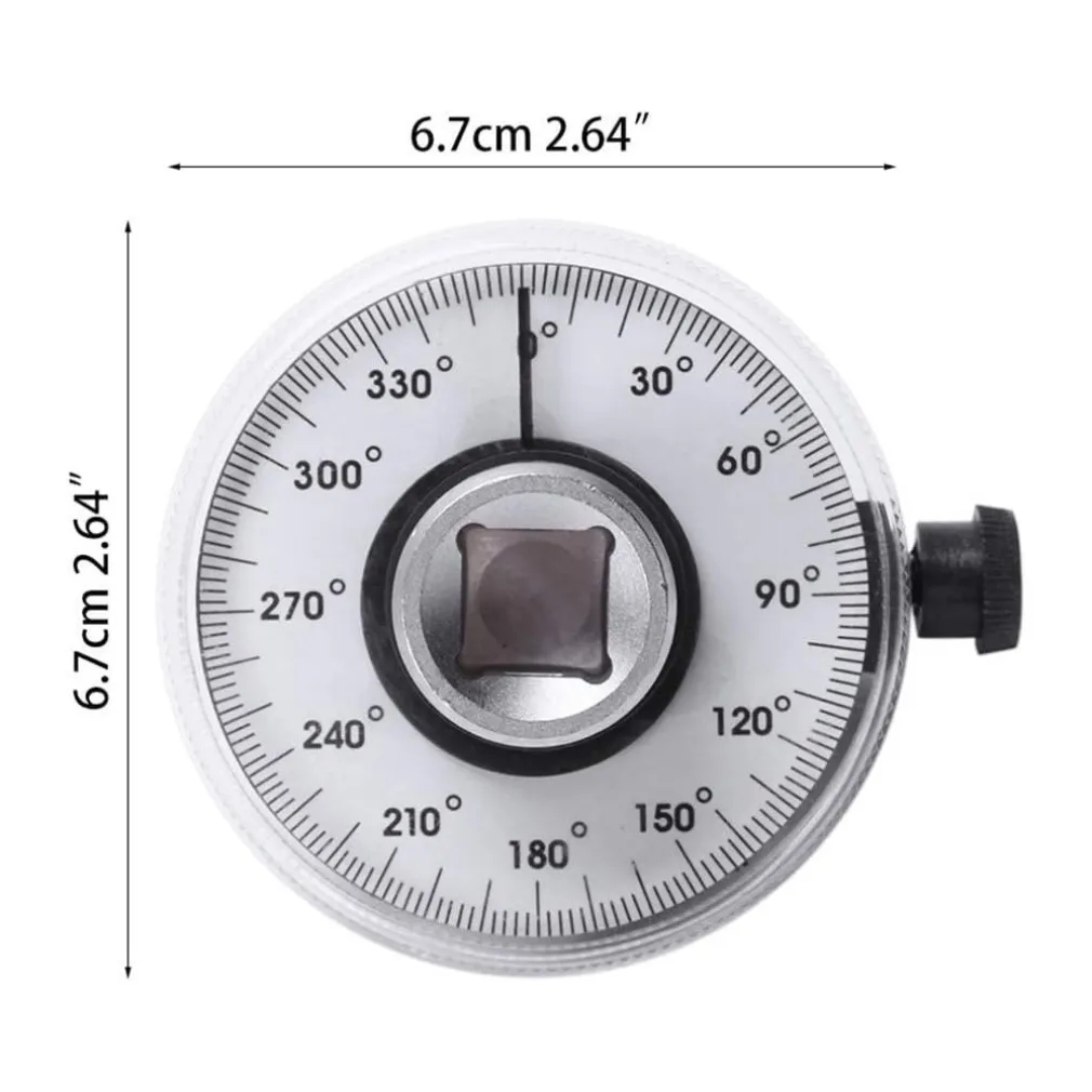 CHIAVE DINAMOMETRICA REGOLABILE A 360° GRADI ATTACCO DA 1/2" MANOMETRO ANGOLARE