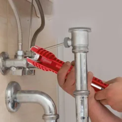 CHIAVE MULTIFUNZIONE A BUSSOLA PER INSTALLAZIONE RUBINETTI TUBO BAGNO IDRAULICO