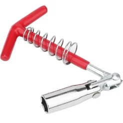 CHIAVE PER CANDELE REGOLABILE IMPUGNATURA A T RIPARAZIONE AUTO PRESA CANDELA 16MM