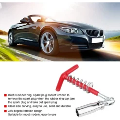 CHIAVE PER CANDELE REGOLABILE IMPUGNATURA A T RIPARAZIONE AUTO PRESA CANDELA 16MM