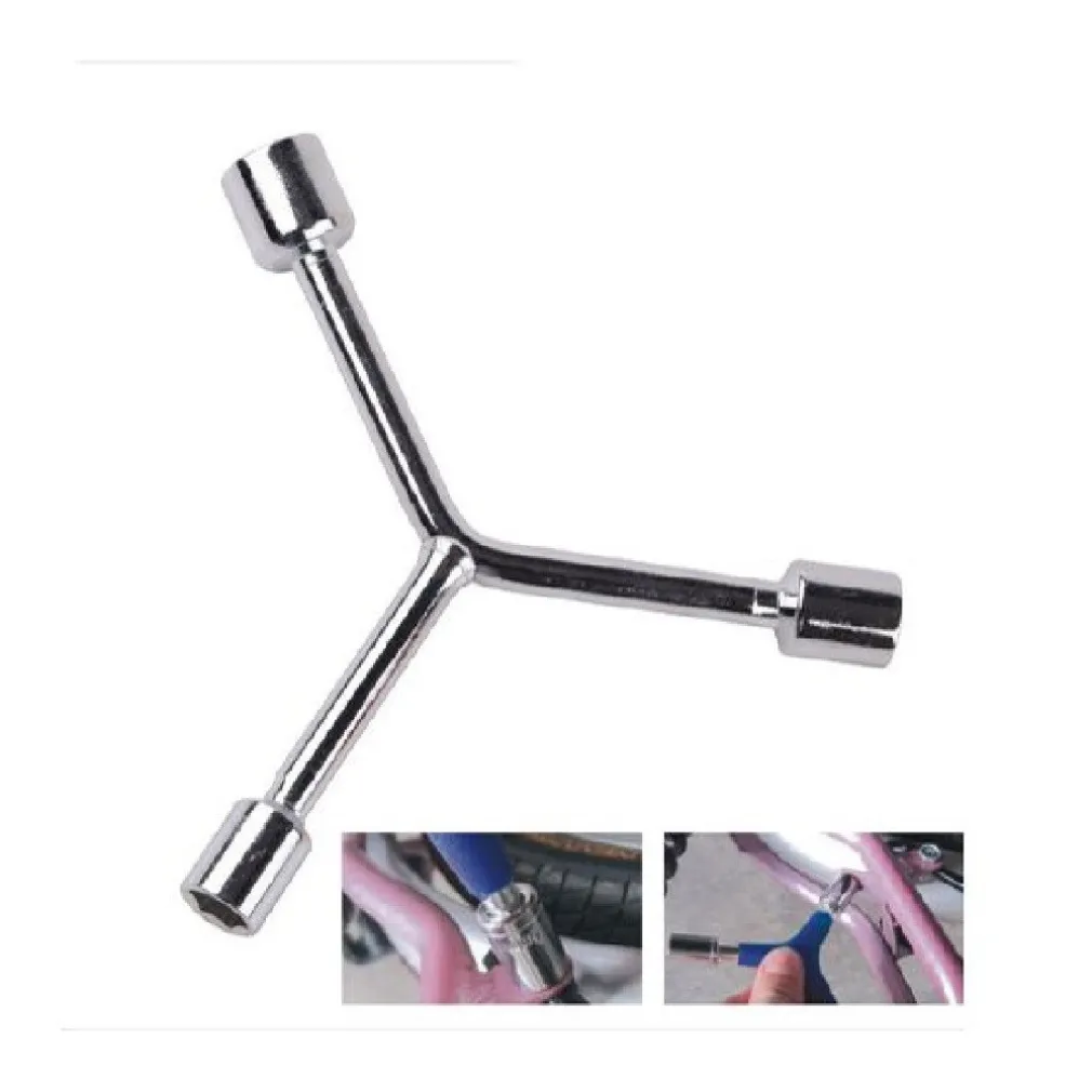 CHIAVE POLIGONALE GRANDE TIPO Y CON BUSSOLE 8-10-12MM PER BICI FERRAMENTA 91596