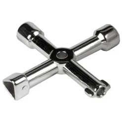 CHIAVE UNIVERSALE MULTIUSO PER APERTURA CONTATORI CASSETTE ELETTRICE ACQUA GAS