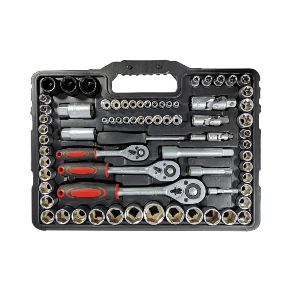 CHIAVI A BUSSOLA CRICCHETTO SET DA 120 PEZZI VANADIUM BUSSOLA INSERTI IN VALIGIA