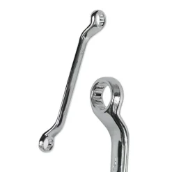 CHIAVI POLIGONALI A DOPPIA TESTA CURVA 6 PZ CHIAVE LUNGA IN CROMO VANADIO 91705