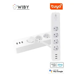 CIABATTA MULTIPRESA SMART INTELLIGENTE WIFI CON 4 PRESE AC 3 PORTE USB M3SU411-EU