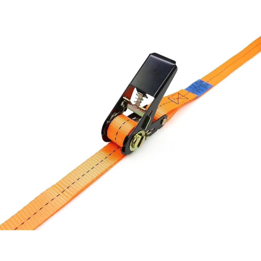 CINGHIA DI ANCORAGGIO SERRAGGIO A CRICCHETTO CON TENDITORE SENZA GANCI 25MMX5MT