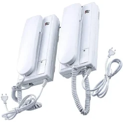 CITOFONO RL-209 INTERFONO A PARETE CON 2 CORNETTE CASA UFFICIO ABITAZIONE CW594