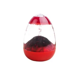 CLESSIDRA IN VETRO CON EFFETTO ERUZIONE VULCANO LIQUIDO IDEA REGALO DECORAZIONE
