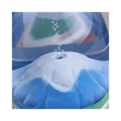 CLESSIDRA IN VETRO CON EFFETTO ERUZIONE VULCANO LIQUIDO IDEA REGALO DECORAZIONE