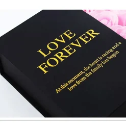 COFANETTO SCATOLA BOX REGALO CON ROSE SAN VALENTINO MATRIMONIO LAURA ANNIVERSARI