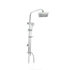 COLONNA DOCCIA BAGNO MODERNA SALISCENDI SOFFIONE QUADRATO PORTASAPONE 98CM 59395