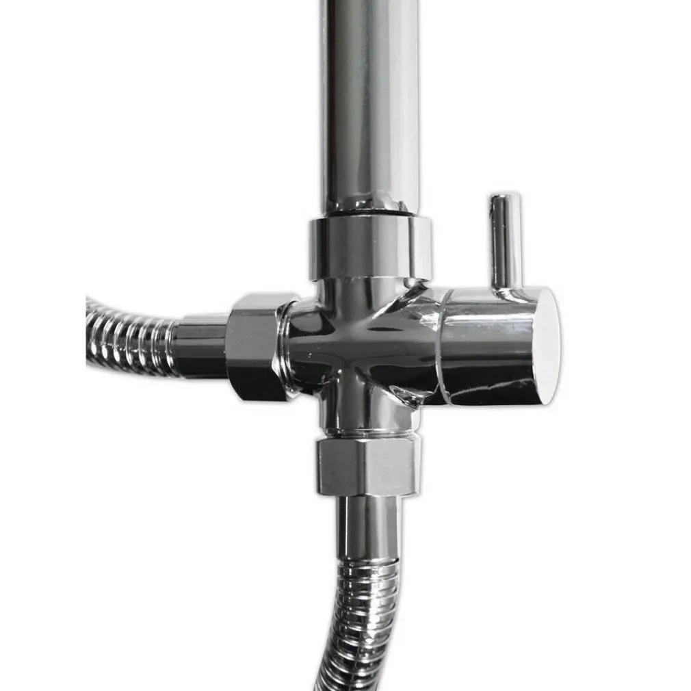 COLONNA DOCCIA KIT SALISCENDI SOFFIONE FISSO DOCCETTA MULTIGETTO 69128 PORTASAPONE