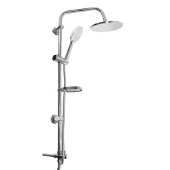 COLONNA DOCCIA KIT SALISCENDI SOFFIONE FISSO DOCCETTA MULTIGETTO 69128 PORTASAPONE