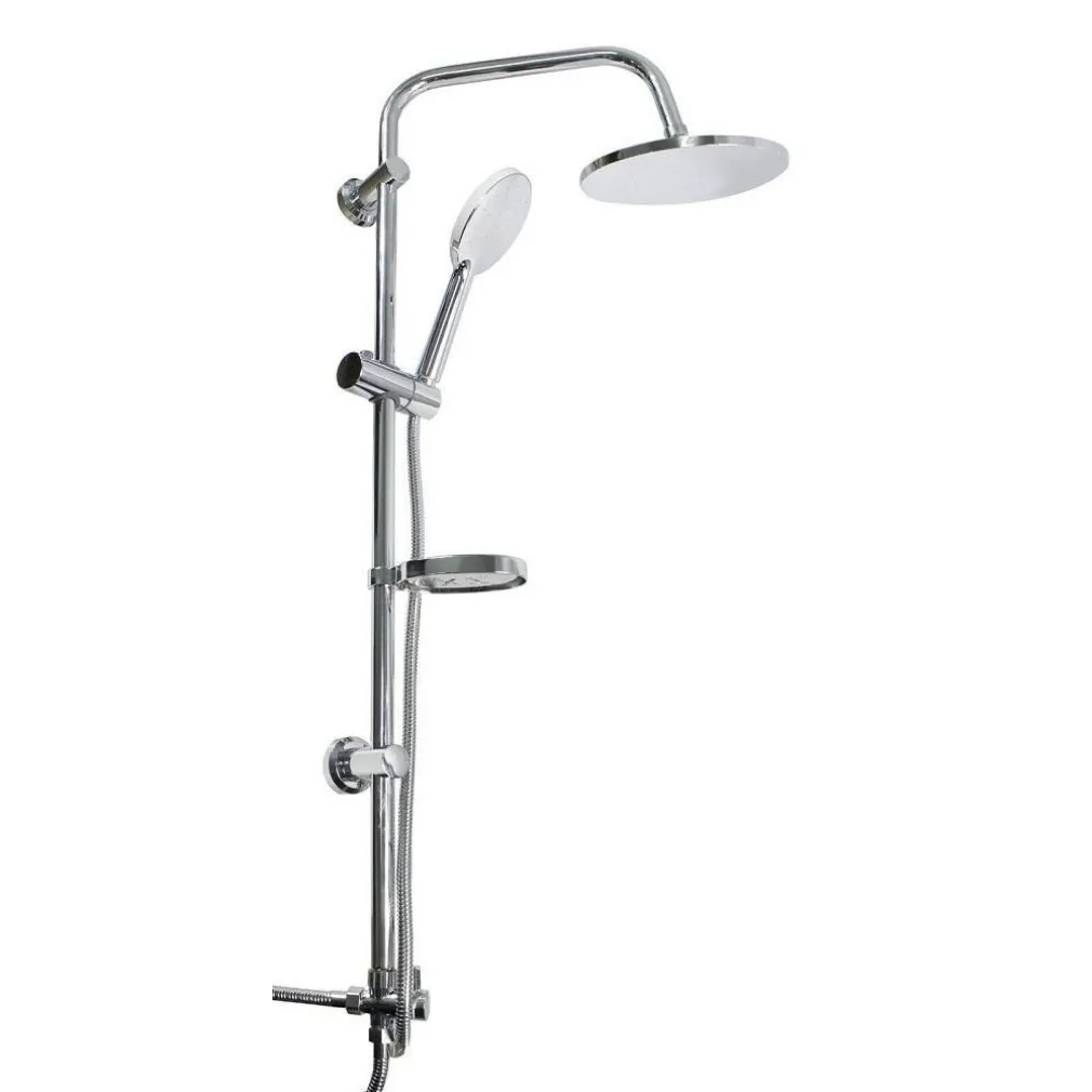 COLONNA DOCCIA KIT SALISCENDI SOFFIONE FISSO DOCCETTA MULTIGETTO 69128 PORTASAPONE