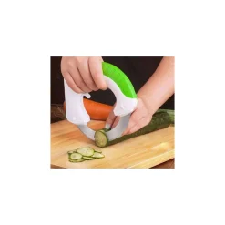 COLTELLO ROTANTE RUOTA CON LAMA IN ACCIAIO INOX PER PIZZA VERDURE CARNE 15200