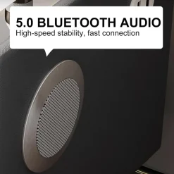 COMODINO INTELLIGENTE CON RICARICA WIRELESS USB ALTOPARLANTE BLUETOOTH LED MULTIFUNZIONALE