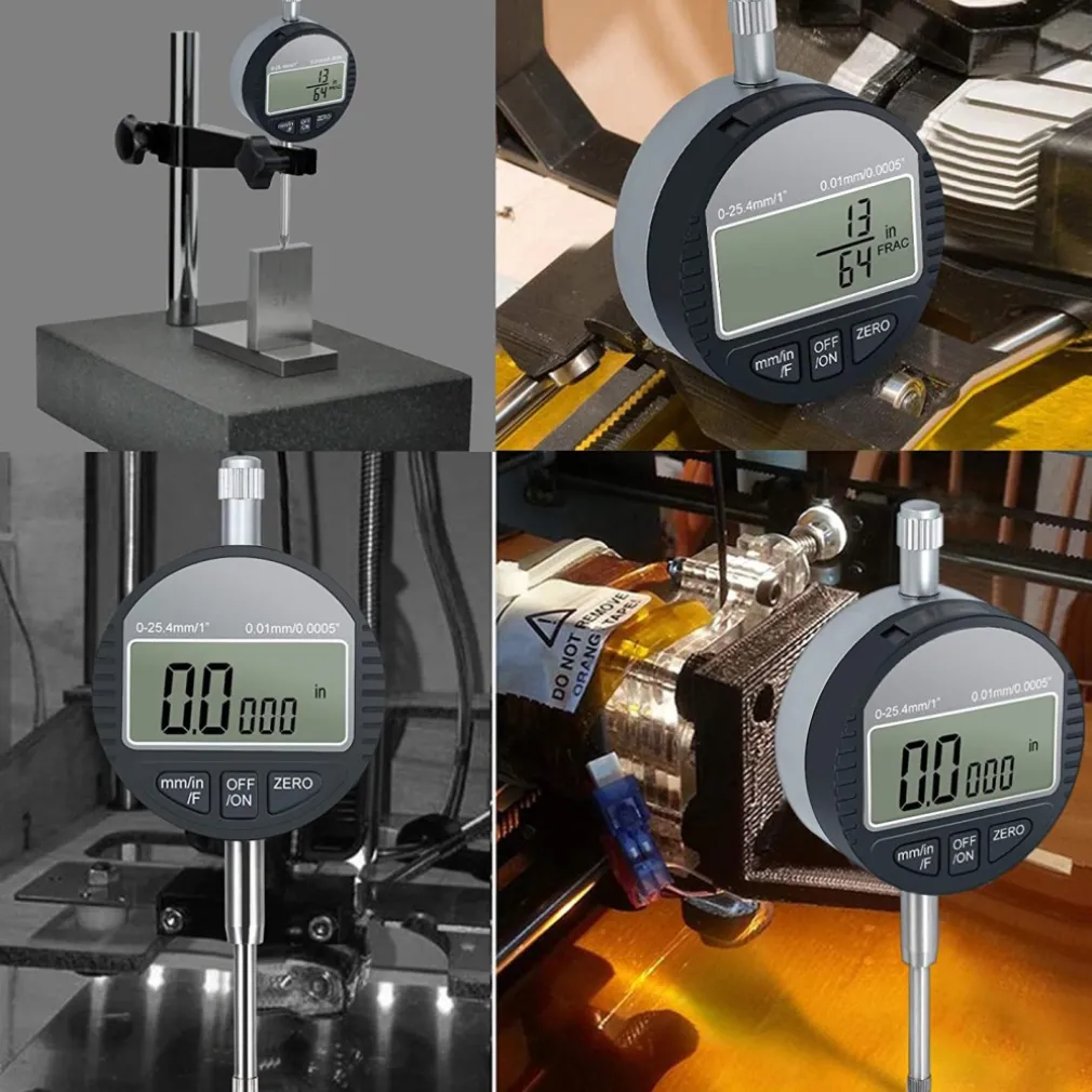 COMPARATORE CENTESIMALE DIGITALE CON DISPLAY 0-25,4MM/0,5" TORNIO 0,01MM/0,005"