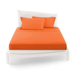 COMPLETO DA LETTO MATRIMONIALE TINTA UNITA LENZUOLA COORDINATO COPRICUSCINI