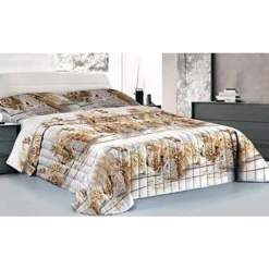 COMPLETO MATRIMONIALE CALDO LENZUOLO 250x290CM MAXI ANGOLI CUORI DI PAGLIA