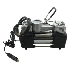 COMPRESSORE 2 CILINDRI 12V 85LT 150PSI AUTO MOTO TORCIA VIAGGIO CASA + VALIGETTA
