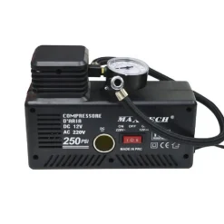 COMPRESSORE AD ARIA 35LT 12V/220V ADATTATORI INCLUSI MAX 17BAR CO-AR03 PORTATILE