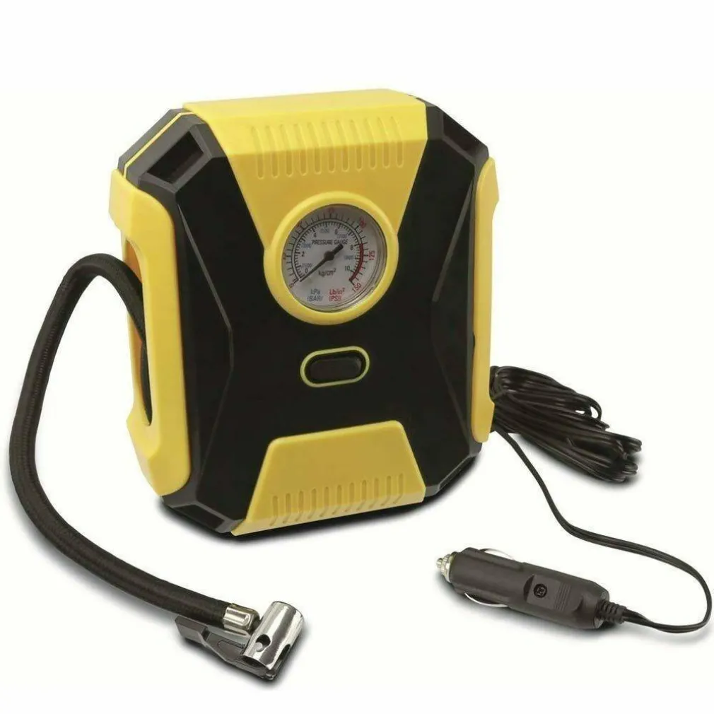 COMPRESSORE ARIA AUTO PORTATILE 12V 150 PSI RUOTE AUTO PORTATILE 3 BECCUCCI