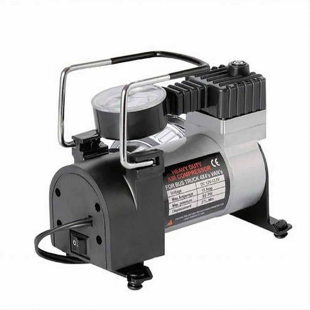 COMPRESSORE D'ARIA A 12V 120PSI 35L/MIN PER AUTO CAVO 4MT PROFESSIONALE CO-AR05