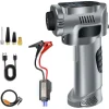 COMPRESSORE D'ARIA PORTATILE POMPA ELETTRICA WIRELESS 4IN1 8000MAH CON LUCE EMERGENZA AUTO
