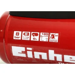 COMPRESSORE PORTATILE 6 LT EINHELL TH-AC 190/6 OF MOTORE 1,5 HP