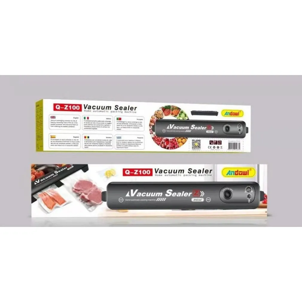 CONFEZIONATRICE MACCHINA SOTTOVUOTO ELETTRICO PORTATILE PER ALIMENTI 90W Q-Z100