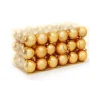 CONFEZIONE 54 PALLINE DI NATALE COLORE ORO GOLD 6 CM ADDOBBO NATALIZIO